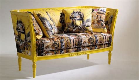 versace couchgarnitur|versace end couch yellow.